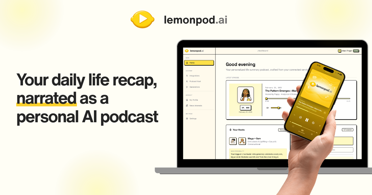 lemonpod.ai Screenshot